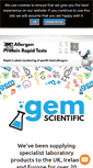Mobile Screenshot of gemscientific.co.uk